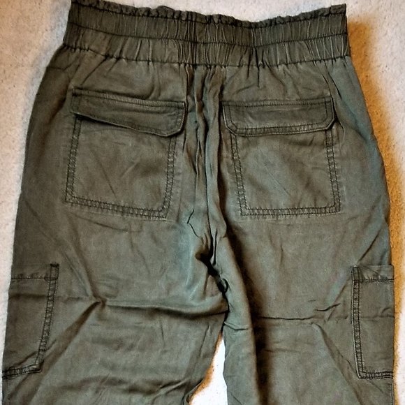 NWOT Free People Summer’s Over Green Cargo Pants 2 - Picture 5 of 10